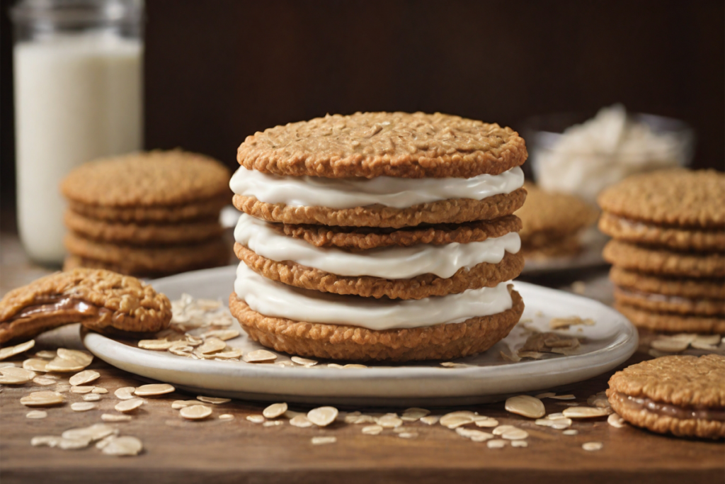 What is oatmeal cream pie filling made of?