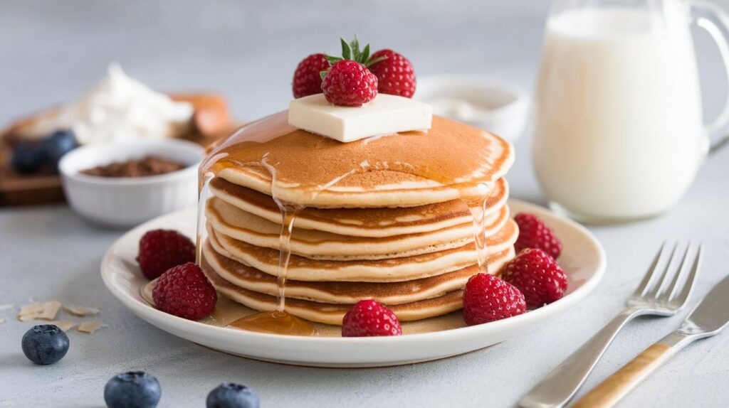 What is buttermilk pancake mix made of?