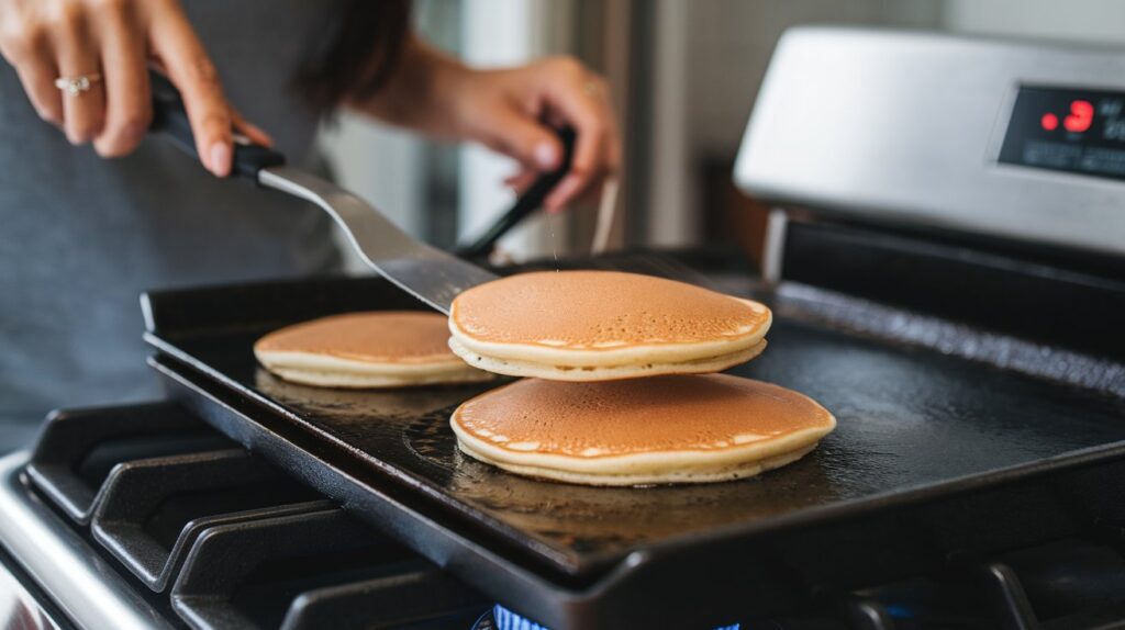 Is it better to cook pancakes on high or low heat?