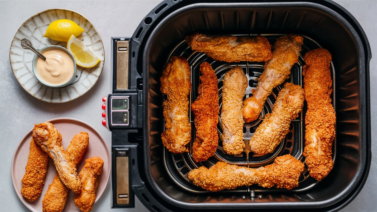 how to cook frozen chicken fingers in air fryer