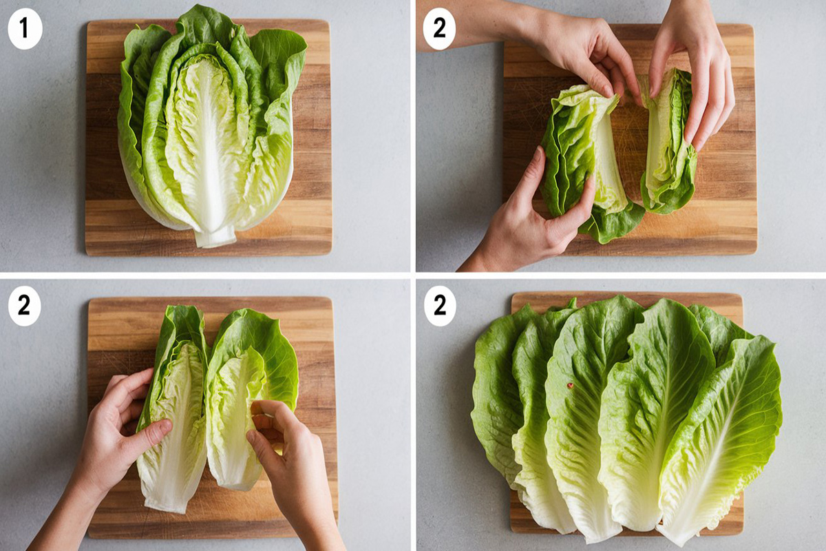 How to prepare lettuce for lettuce wraps?