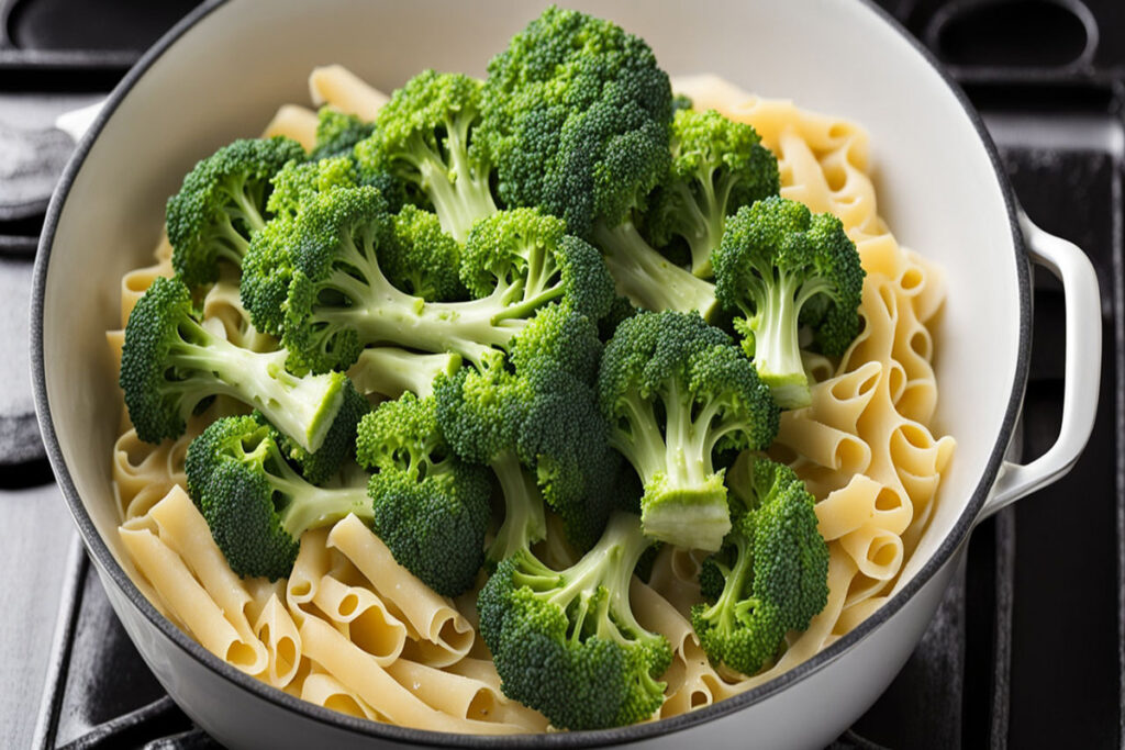 Is it OK to boil broccoli in pasta water?