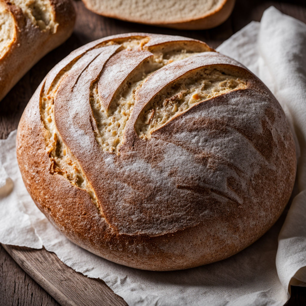 Close-up of a freshly baked sourdough loaf with a golden crust, highlighting the perfect texture and rise achieved by avoiding common sourdough mistakes