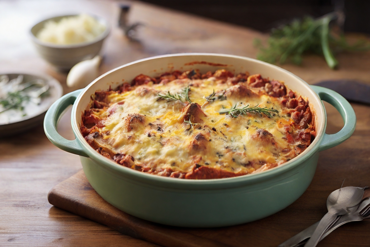 What are 5 components of a casserole?