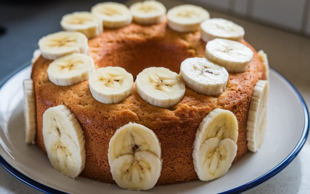 Is banana cake made of banana?